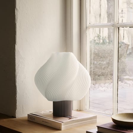 Lampe de table Soft Serve Grande marron / H 35 cm - CRÈME ATELIER