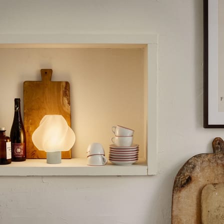 Lampe sans fil rechargeable Soft Serve beige - CRÈME ATELIER