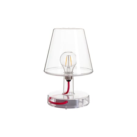 Lampe sans fil rechargeable Transloetje plastique transparent / LED - Ø 16 x H 25 cm - Fatboy