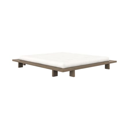 Lit double Japan bois marron / Pour matelas 180 x 200 cm - KARUP