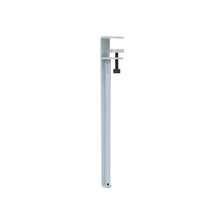 Piede  metallo blu con fissaggio a morsetto / H 43 cm - Per creare un tavolino o una panca - TIPTOE