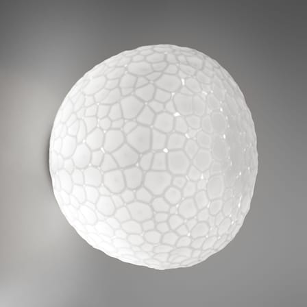 Applique Meteorite verre blanc / Plafonnier - Ø 48 cm - Artemide