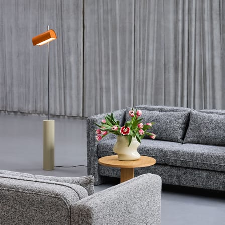 Stehleuchte Reflector LED metall orange / Orientable - HÜBSCH