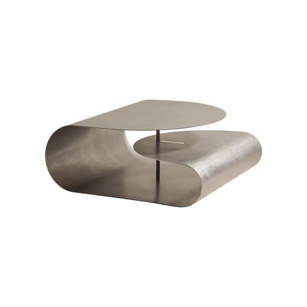 Table basse Gégé métal argent / 90 x 90 x H 35 cm - Maison Sarah Lavoine