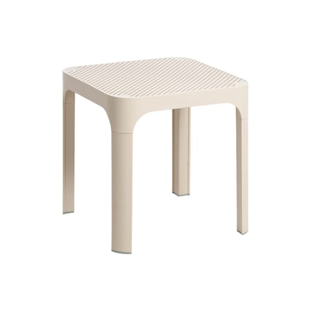 Table d'appoint Net beige / 40 x 40 x H 40 cm - NARDI