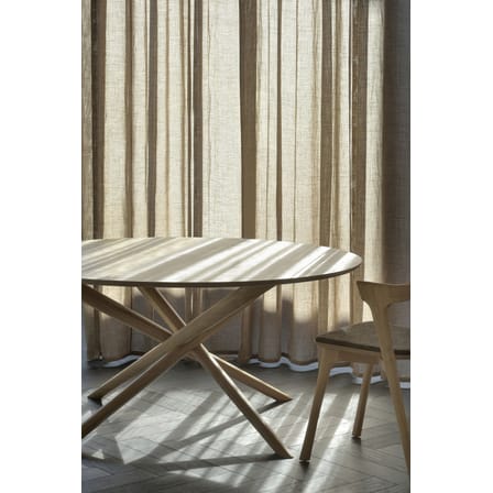 Tavolo rotondo Mikado legno naturale / Rovere massello - Ø 150 cm - Ethnicraft