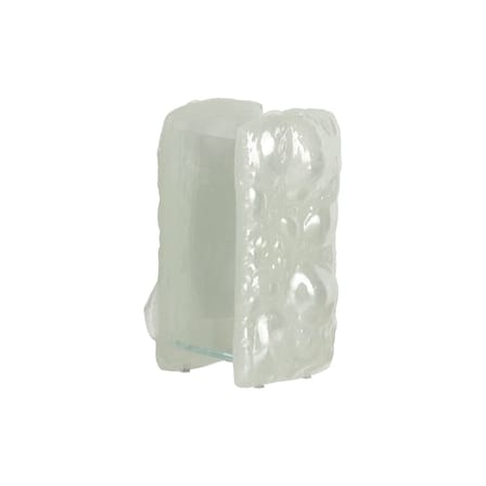 Vase Opalia verre transparent / 25 x 25 x H 43 cm - Glas Italia