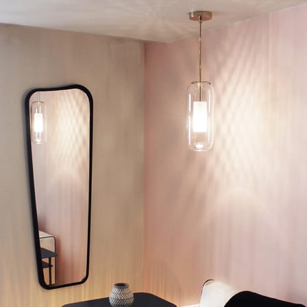 Organique Large Wall mirror wood black / 50 x 140 cm - Oak - Maison Sarah Lavoine