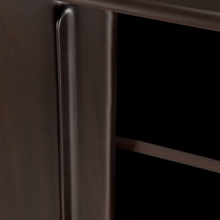 Buffet Flow bois marron / L 168 x H 82 cm - 2 portes coulissantes - Ethnicraft