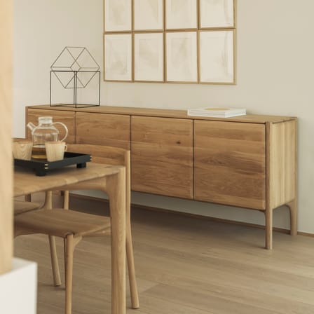 Buffet PI bois naturel / L 230 x H 83 cm - Ethnicraft