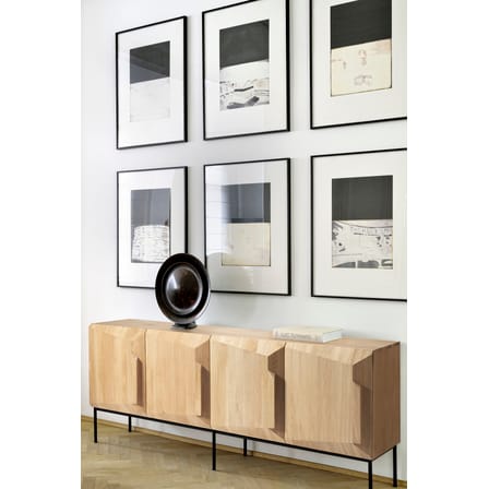 Buffet Stairs bois naturel / Chêne massif - L 150 cm / 3 portes - Ethnicraft