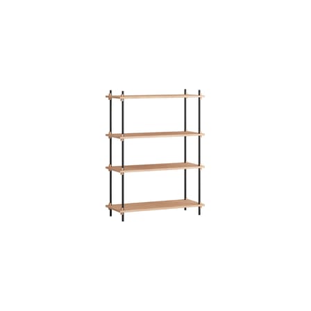 Étagère Shelving System - s.115.1.A bois naturel / L 85 x H 115 x Prof. 35 cm - MOEBE