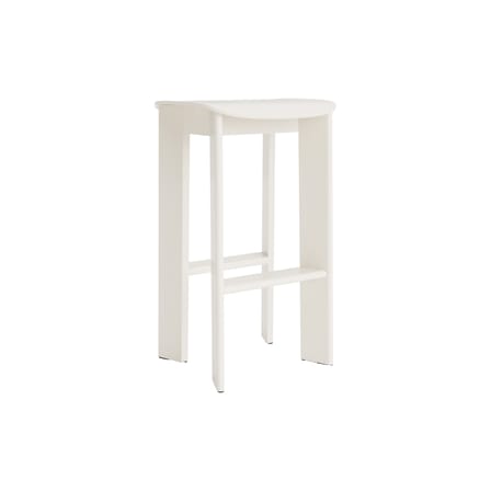 Chisel 30 High High stool wood white / H 75 cm - Hay