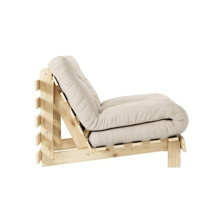Fauteuil convertible Roots / Dormeuse & lit d'appoint - 3 positions / Structure pin clair - KARUP DESIGN