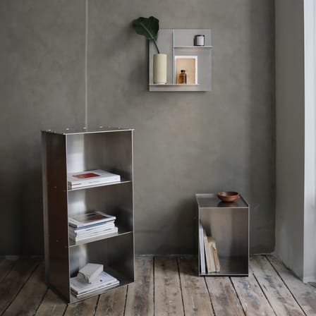 Meuble de rangement Rivet Case métal / L 98,3 x H 48,1 x P 33,8 cm - Martelé à la main / Seconde vie - Frama 