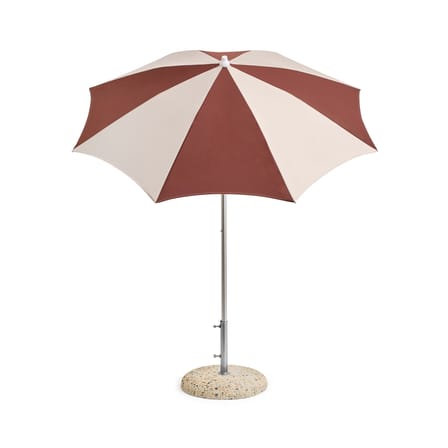 Terrazza - Octagon Parasol textile red / Ø 200 cm - Hay