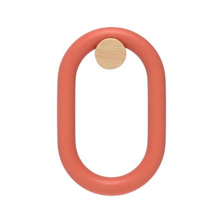 Patère Fernand bois orange Verticale - Hartô