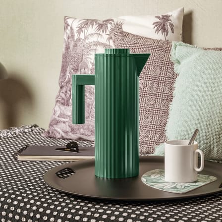 Pichet isotherme Plissé plastique vert / 1 L - Résine thermoplastique - Alessi
