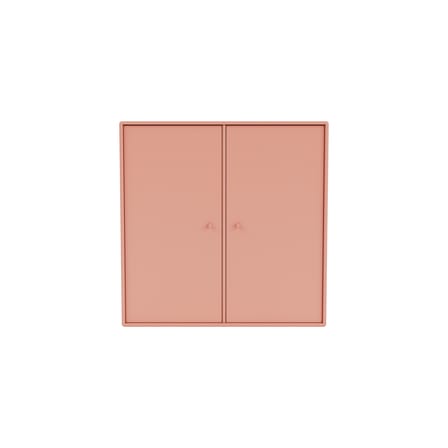 Rangement mural Cover Cabinet bois rose / L 69.6 x P 30 x H 69,6 cm - 2 portes - MONTANA