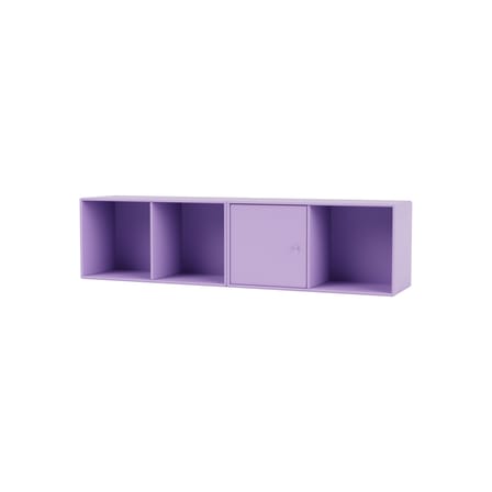 Rangement mural Line bois violet / L 139.2 x P 30 cm H 35.4 cm - MONTANA