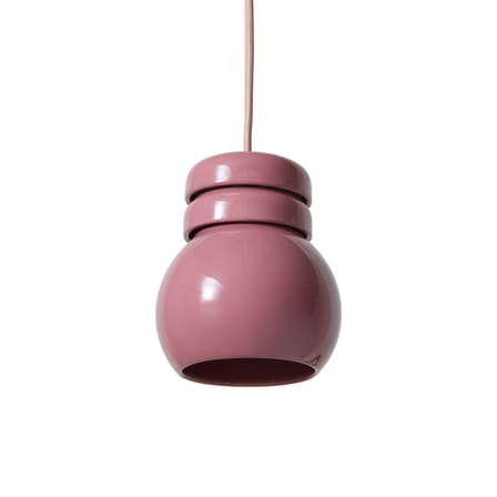 Suspension Bulb céramique rose / Ø 13 x H 15,2 cm - HK LIVING