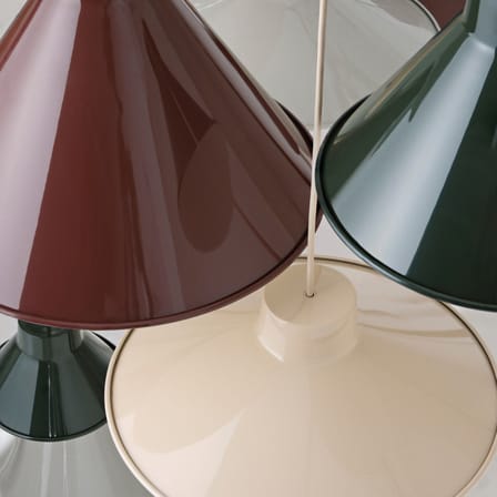 Suspension Top métal beige / Ø 38 x H 26 cm - Muuto