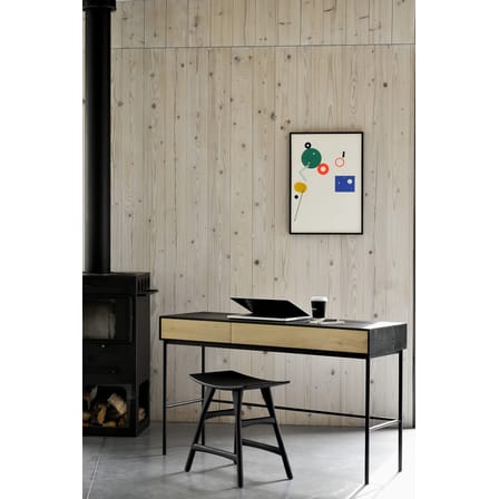 Tabouret Osso bois noir / H 45.5 cm - Ethnicraft