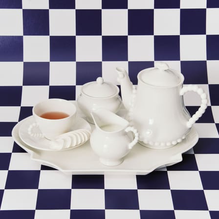 Théière Perle Fine céramique blanc - Serax