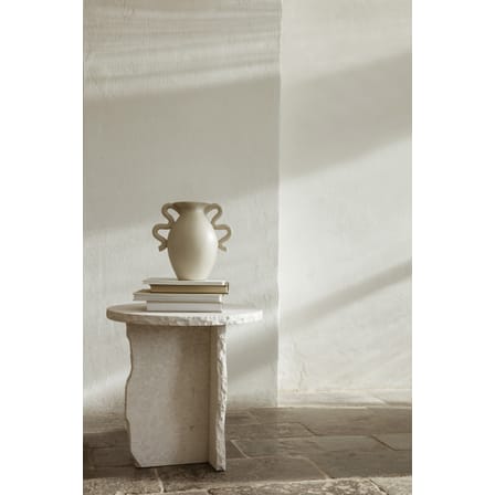 Vase Verso céramique blanc beige / Ø 18 x H 27 cm - Ferm Living