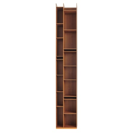Bibliothèque Random 2C bois naturel / L 36 x H 217 cm - MDF Italia