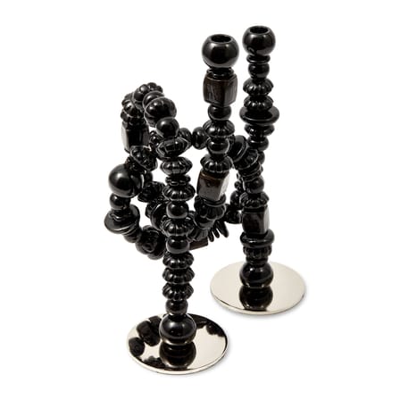 Chandelier Perles verre noir - Pols Potten