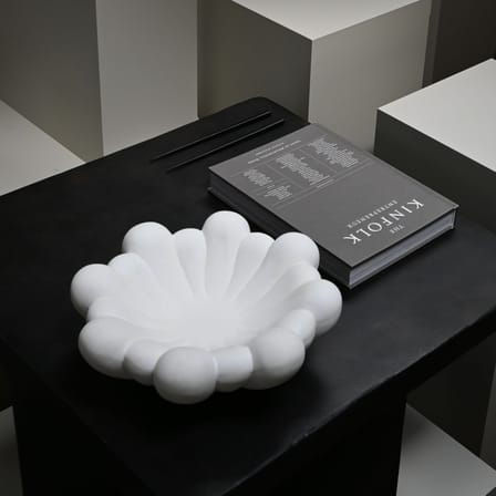Coppa Bloom Medium ceramica bianco / Ø 28,5 x H 10,5 cm - 101 COPENHAGEN