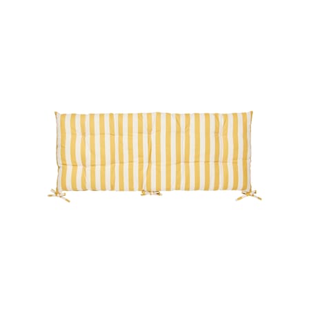 Coussin pour banc Franca tissu jaune / L 100 x P 42 cm - BROSTE COPENHAGEN