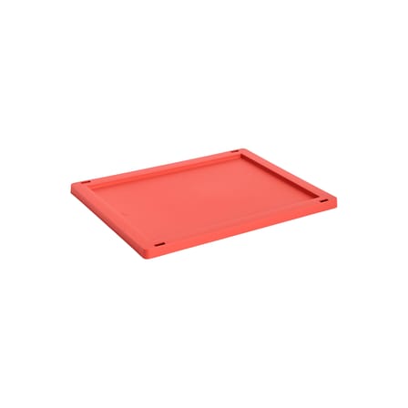 Couvercle  plastique rouge / Pour panier Colour Crate Medium 27 x 35 cm - Hay