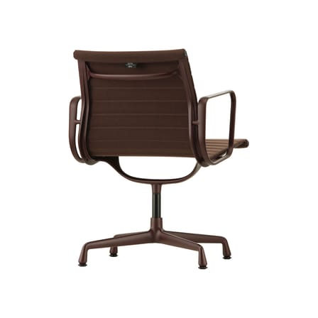 Fauteuil pivotant Aluminium Chair EA108 tissu marron / Eames (1958) - Vitra