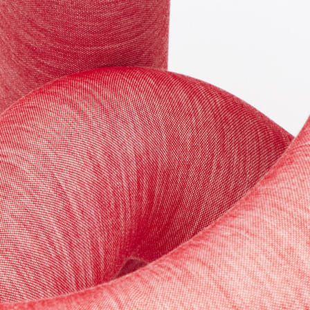 Fauteuil rembourré Extra Bold rouge / Tissu Kvadrat mélangé - Moustache