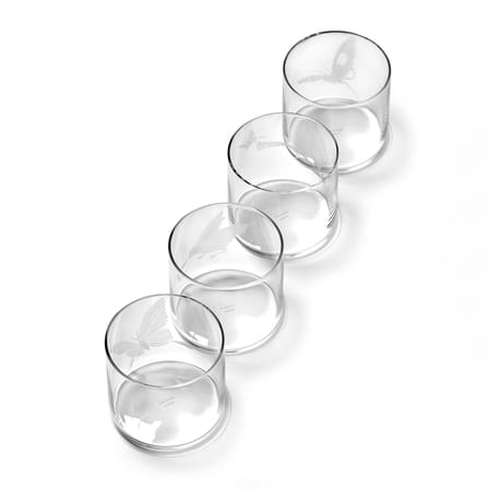 Glas Unity glas transparent / Set von 4 - Serax