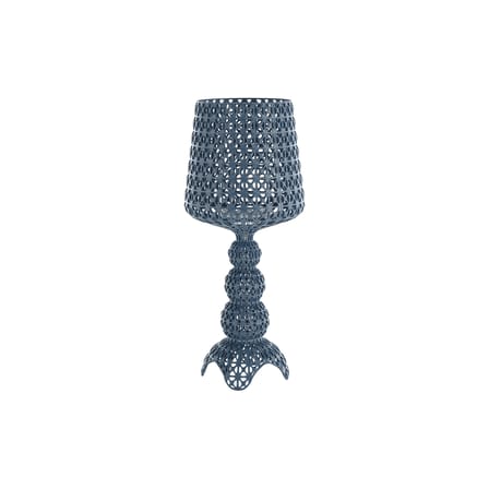 Lampe à poser Mini Kabuki LED plastique bleu / H 70 cm - Kartell