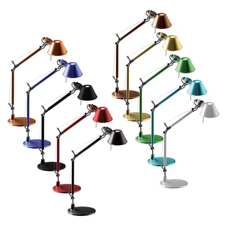 Lampe de bureau Tolomeo Micro aluminium / 1987 - Artemide