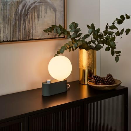 Lampe de table Alumina métal vert / Applique - TALA