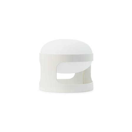 Lampe de table KD28 plastique blanc / Joe Colombo, 1967 - Recyclé - Kartell