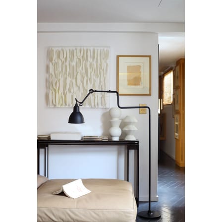 Liseuse N°411 métal noir / H 138 cm - Lampe Gras - DCW éditions