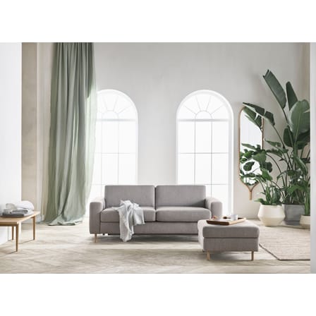 Miroir mural Racquet bois naturel / Chêne - L 50 x H 140 cm - Bolia