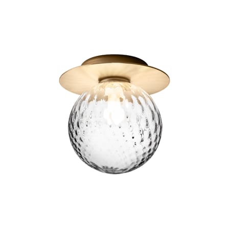 Applique salle de bains Liila 1 Medium / Plafonnier - Ø 14 cm / Verre facetté - NUURA