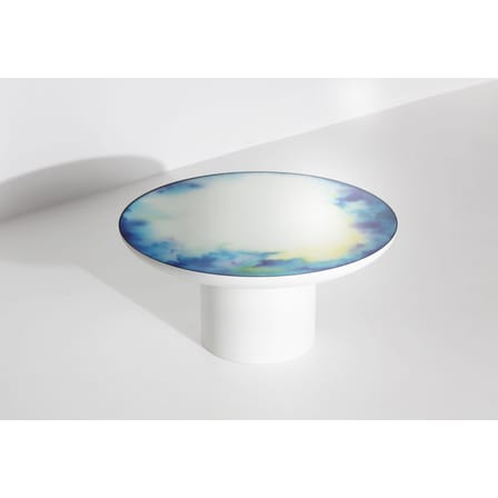 Table basse Francis Large métal / Ø 75 x H 36 cm - Miroir / Constance Guisset, 2019 - Petite Friture