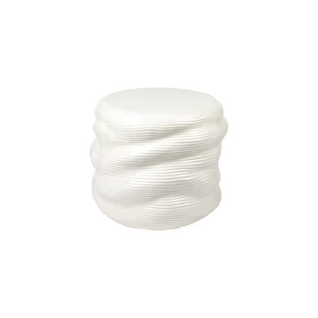 Table d'appoint Earthernware céramique blanc / Ø 44 x H 42 cm - BROSTE COPENHAGEN