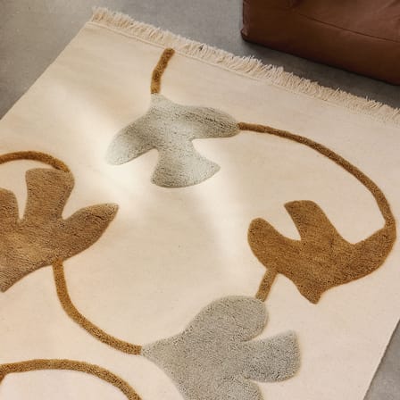 Tapis Swif Bird / 140 x 200 cm - Tissé main - Ferm Living