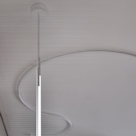 Accessoire  métal blanc / Rosace pour suspension My Lines LED - Flos