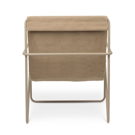 Desert Armchair textile beige / Beige structure Recycled plastic bottles - Ferm Living