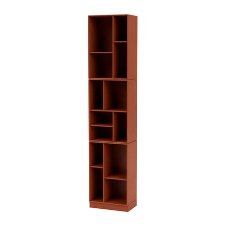 Bibliothèque Loom bois orange / L 46.8 x P 30 x H 215.8 cm - MONTANA